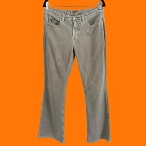 90's 00's vintage taupe corduroy y2k flare pants Size 11/12 squeeze jeans